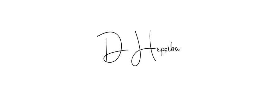 Design your own signature with our free online signature maker. With this signature software, you can create a handwritten (Andilay-7BmLP) signature for name D Hepsiba. D Hepsiba signature style 4 images and pictures png