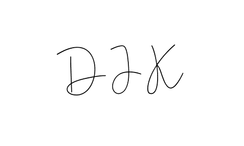 Use a signature maker to create a handwritten signature online. With this signature software, you can design (Andilay-7BmLP) your own signature for name D J K. D J K signature style 4 images and pictures png