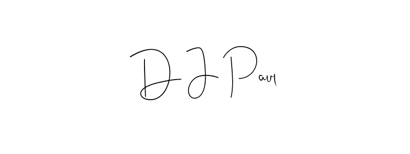 Use a signature maker to create a handwritten signature online. With this signature software, you can design (Andilay-7BmLP) your own signature for name D J Paul. D J Paul signature style 4 images and pictures png