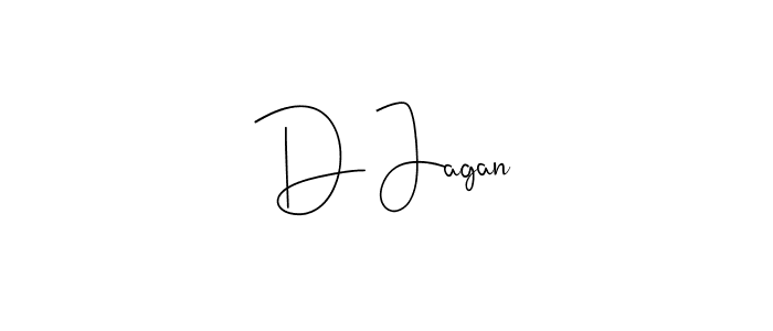 Use a signature maker to create a handwritten signature online. With this signature software, you can design (Andilay-7BmLP) your own signature for name D Jagan. D Jagan signature style 4 images and pictures png