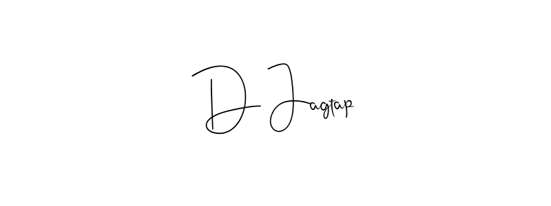 The best way (Andilay-7BmLP) to make a short signature is to pick only two or three words in your name. The name D Jagtap include a total of six letters. For converting this name. D Jagtap signature style 4 images and pictures png