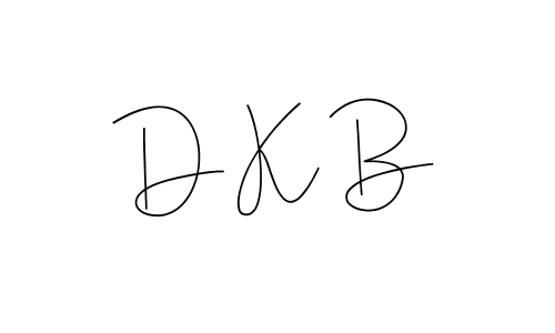 The best way (Andilay-7BmLP) to make a short signature is to pick only two or three words in your name. The name D K B include a total of six letters. For converting this name. D K B signature style 4 images and pictures png