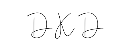 Enhance your business communications with D K D signature in Andilay-7BmLP lettering. Clean, modern, and universally compatible. D K D signature style 4 images and pictures png