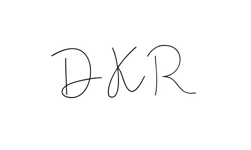 It looks lik you need a new signature style for name D K R. Design unique handwritten (Andilay-7BmLP) signature with our free signature maker in just a few clicks. D K R signature style 4 images and pictures png