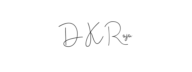 if you are searching for the best signature style for your name D K Raja. so please give up your signature search. here we have designed multiple signature styles  using Andilay-7BmLP. D K Raja signature style 4 images and pictures png