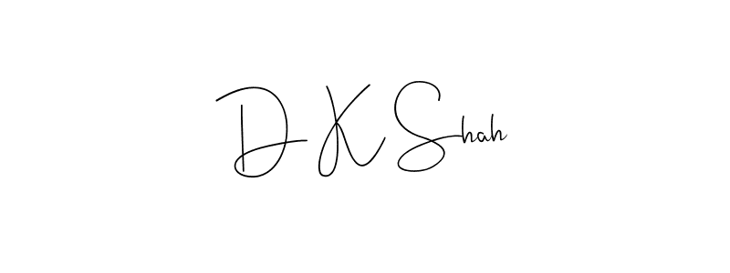 How to make D K Shah name signature. Use Andilay-7BmLP style for creating short signs online. This is the latest handwritten sign. D K Shah signature style 4 images and pictures png