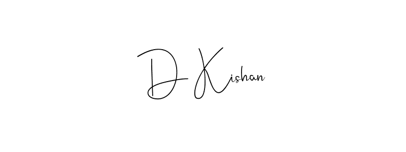 It looks lik you need a new signature style for name D Kishan. Design unique handwritten (Andilay-7BmLP) signature with our free signature maker in just a few clicks. D Kishan signature style 4 images and pictures png