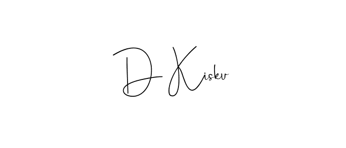 The best way (Andilay-7BmLP) to make a short signature is to pick only two or three words in your name. The name D Kisku include a total of six letters. For converting this name. D Kisku signature style 4 images and pictures png