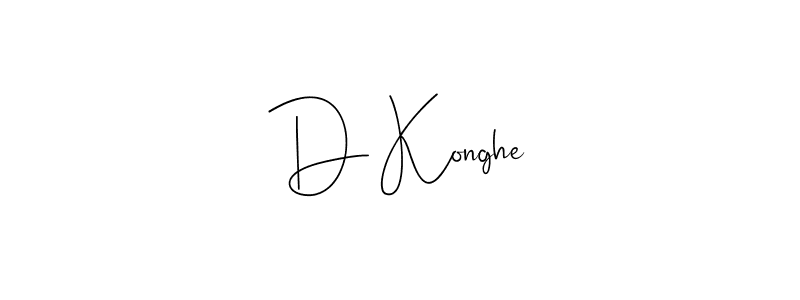 The best way (Andilay-7BmLP) to make a short signature is to pick only two or three words in your name. The name D Konghe include a total of six letters. For converting this name. D Konghe signature style 4 images and pictures png