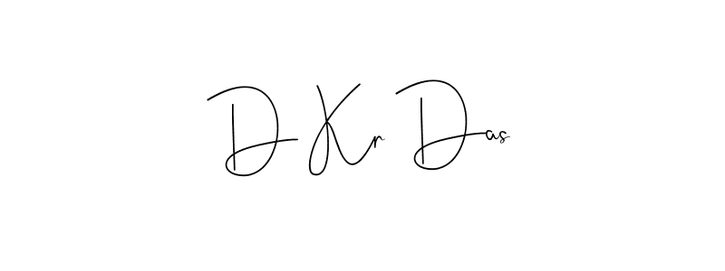 Make a beautiful signature design for name D Kr Das. With this signature (Andilay-7BmLP) style, you can create a handwritten signature for free. D Kr Das signature style 4 images and pictures png