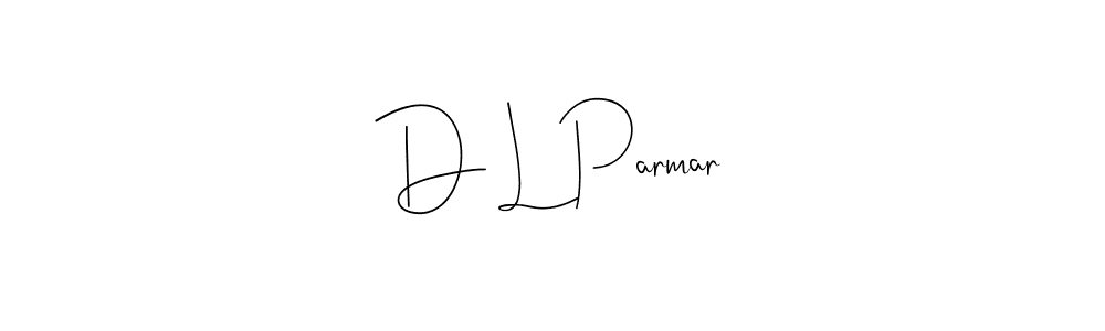 Make a beautiful signature design for name D L Parmar. Use this online signature maker to create a handwritten signature for free. D L Parmar signature style 4 images and pictures png