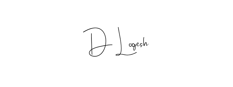 The best way (Andilay-7BmLP) to make a short signature is to pick only two or three words in your name. The name D Logesh include a total of six letters. For converting this name. D Logesh signature style 4 images and pictures png