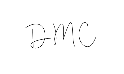 if you are searching for the best signature style for your name D M C. so please give up your signature search. here we have designed multiple signature styles  using Andilay-7BmLP. D M C signature style 4 images and pictures png