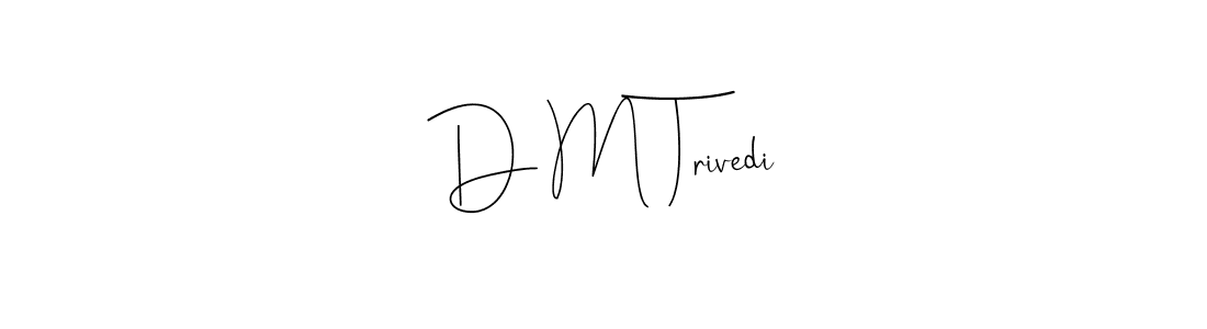 You can use this online signature creator to create a handwritten signature for the name D M Trivedi. This is the best online autograph maker. D M Trivedi signature style 4 images and pictures png
