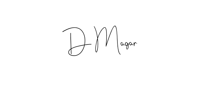 The best way (Andilay-7BmLP) to make a short signature is to pick only two or three words in your name. The name D Magar include a total of six letters. For converting this name. D Magar signature style 4 images and pictures png