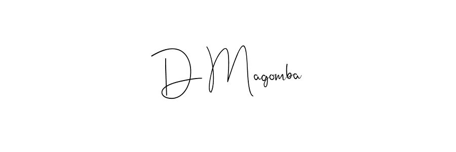 Also You can easily find your signature by using the search form. We will create D Magomba name handwritten signature images for you free of cost using Andilay-7BmLP sign style. D Magomba signature style 4 images and pictures png