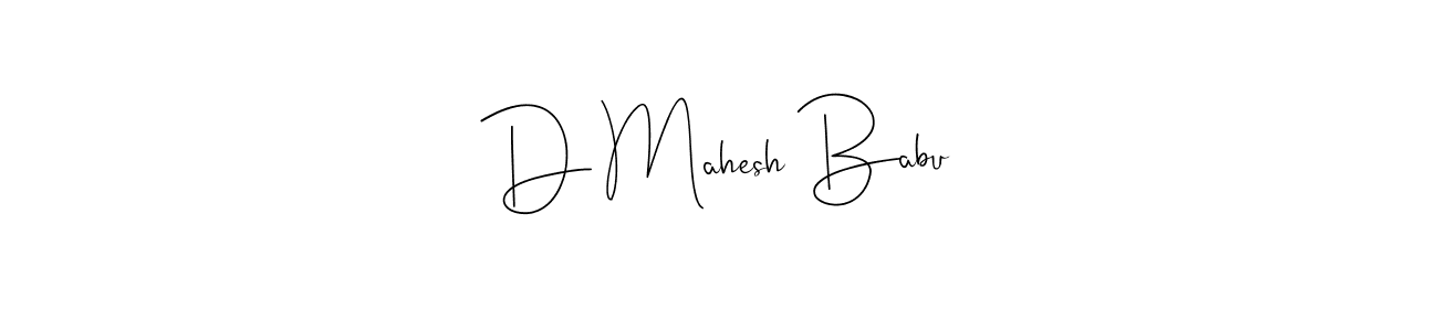 Use a signature maker to create a handwritten signature online. With this signature software, you can design (Andilay-7BmLP) your own signature for name D Mahesh Babu. D Mahesh Babu signature style 4 images and pictures png