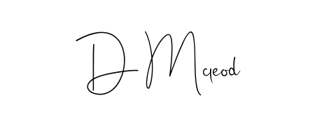 Give your name D Mcleod an exquisite flair with the Andilay-7BmLP script font. Ideal for contracts, resumes, and formal letterheads. D Mcleod signature style 4 images and pictures png