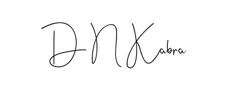 You should practise on your own different ways (Andilay-7BmLP) to write your name (D N Kabra) in signature. Don't let someone else do it for you. D N Kabra signature style 4 images and pictures png