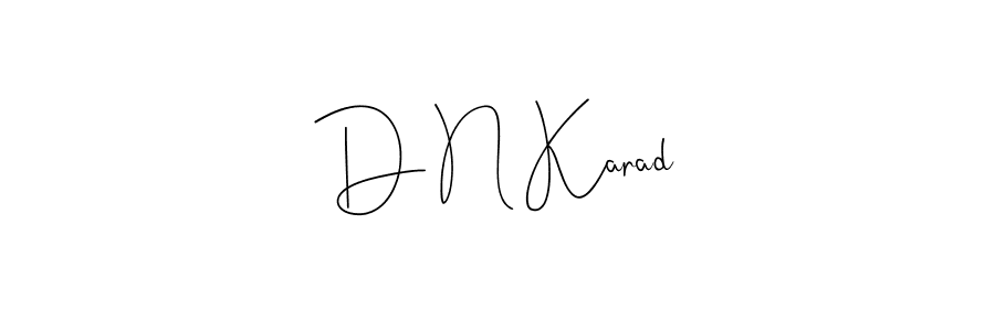 Similarly Andilay-7BmLP is the best handwritten signature design. Signature creator online .You can use it as an online autograph creator for name D N Karad. D N Karad signature style 4 images and pictures png