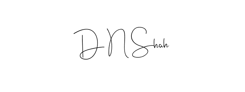 Here are the top 10 professional signature styles for the name D N Shah. These are the best autograph styles you can use for your name. D N Shah signature style 4 images and pictures png