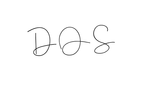 Also we have D O S name is the best signature style. Create professional handwritten signature collection using Andilay-7BmLP autograph style. D O S signature style 4 images and pictures png