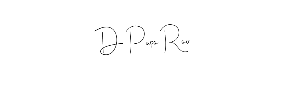 Once you've used our free online signature maker to create your best signature Andilay-7BmLP style, it's time to enjoy all of the benefits that D Papa Rao name signing documents. D Papa Rao signature style 4 images and pictures png