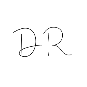 Create a beautiful signature design for name D R. With this signature (Andilay-7BmLP) fonts, you can make a handwritten signature for free. D R signature style 4 images and pictures png