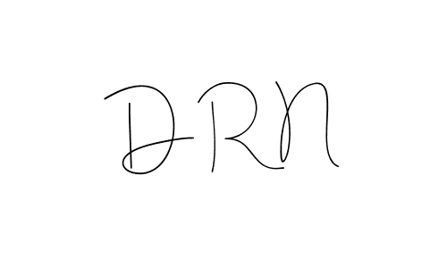 Create a beautiful signature design for name D R N. With this signature (Andilay-7BmLP) fonts, you can make a handwritten signature for free. D R N signature style 4 images and pictures png