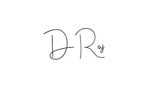 How to make D Raj signature? Andilay-7BmLP is a professional autograph style. Create handwritten signature for D Raj name. D Raj signature style 4 images and pictures png