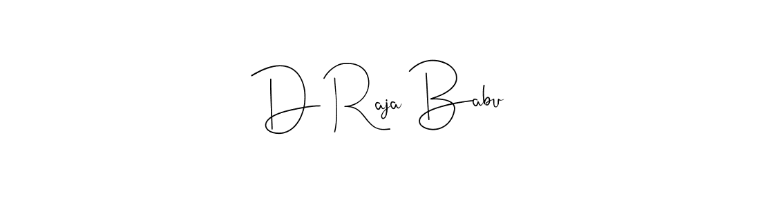 It looks lik you need a new signature style for name D Raja Babu. Design unique handwritten (Andilay-7BmLP) signature with our free signature maker in just a few clicks. D Raja Babu signature style 4 images and pictures png