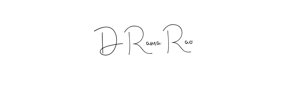 Make a beautiful signature design for name D Rama Rao. With this signature (Andilay-7BmLP) style, you can create a handwritten signature for free. D Rama Rao signature style 4 images and pictures png