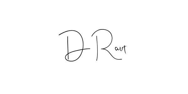 The best way (Andilay-7BmLP) to make a short signature is to pick only two or three words in your name. The name D Raut include a total of six letters. For converting this name. D Raut signature style 4 images and pictures png