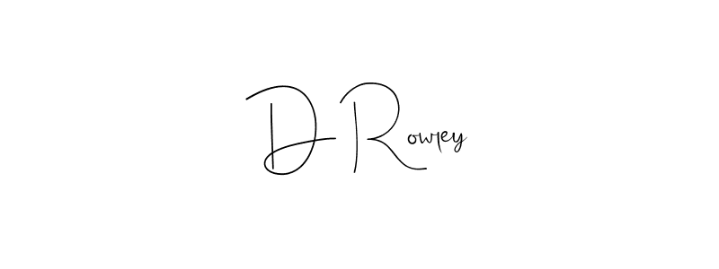 Also You can easily find your signature by using the search form. We will create D Rowley name handwritten signature images for you free of cost using Andilay-7BmLP sign style. D Rowley signature style 4 images and pictures png