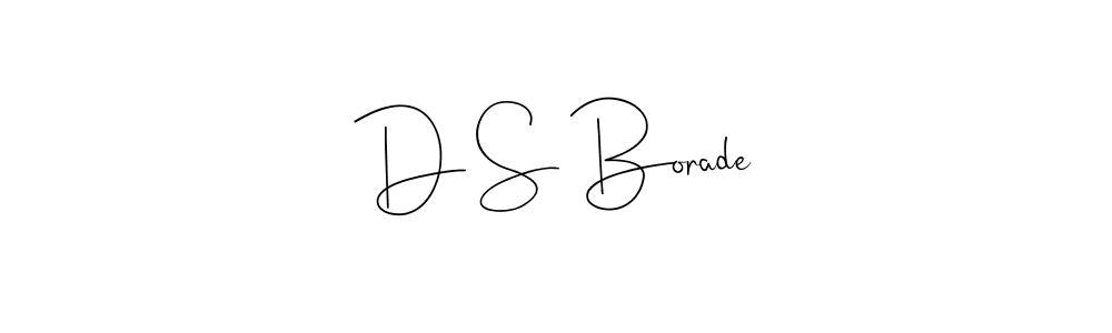 You can use this online signature creator to create a handwritten signature for the name D S Borade. This is the best online autograph maker. D S Borade signature style 4 images and pictures png