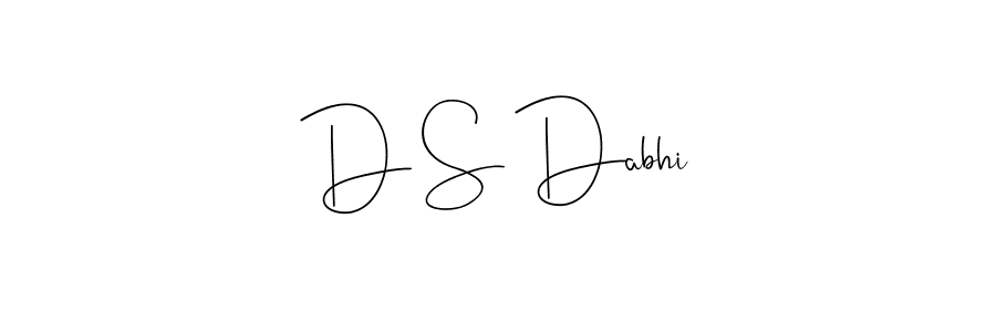 Make a beautiful signature design for name D S Dabhi. Use this online signature maker to create a handwritten signature for free. D S Dabhi signature style 4 images and pictures png