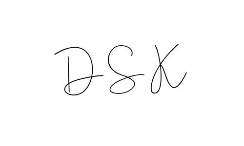 The best way (Andilay-7BmLP) to make a short signature is to pick only two or three words in your name. The name D S K include a total of six letters. For converting this name. D S K signature style 4 images and pictures png