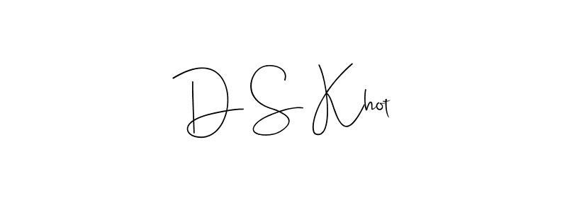 Also we have D S Khot name is the best signature style. Create professional handwritten signature collection using Andilay-7BmLP autograph style. D S Khot signature style 4 images and pictures png