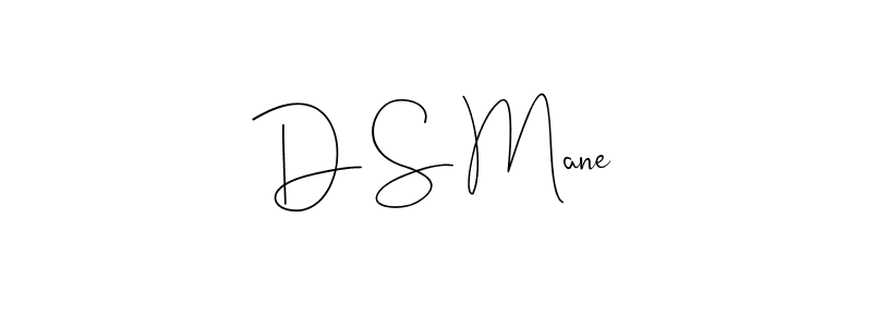 How to make D S Mane name signature. Use Andilay-7BmLP style for creating short signs online. This is the latest handwritten sign. D S Mane signature style 4 images and pictures png