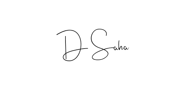 Also You can easily find your signature by using the search form. We will create D Saha name handwritten signature images for you free of cost using Andilay-7BmLP sign style. D Saha signature style 4 images and pictures png