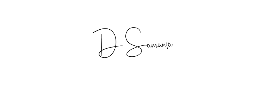 Check out images of Autograph of D Samanta name. Actor D Samanta Signature Style. Andilay-7BmLP is a professional sign style online. D Samanta signature style 4 images and pictures png