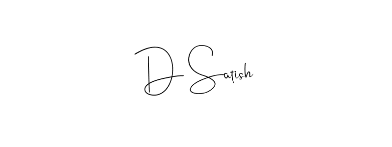 This is the best signature style for the D Satish name. Also you like these signature font (Andilay-7BmLP). Mix name signature. D Satish signature style 4 images and pictures png