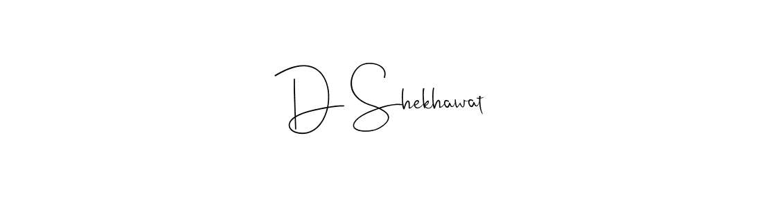 Make a beautiful signature design for name D Shekhawat. With this signature (Andilay-7BmLP) style, you can create a handwritten signature for free. D Shekhawat signature style 4 images and pictures png