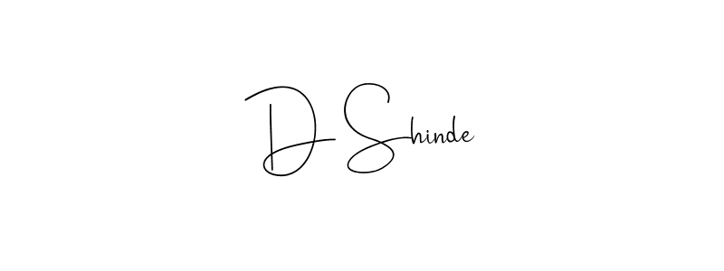 How to make D Shinde signature? Andilay-7BmLP is a professional autograph style. Create handwritten signature for D Shinde name. D Shinde signature style 4 images and pictures png