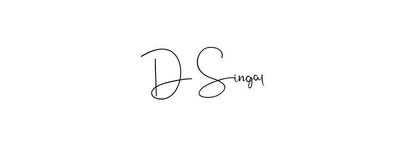 D Singal stylish signature style. Best Handwritten Sign (Andilay-7BmLP) for my name. Handwritten Signature Collection Ideas for my name D Singal. D Singal signature style 4 images and pictures png