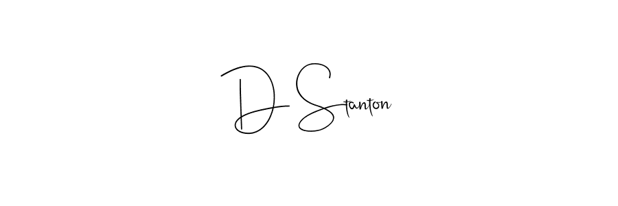 D Stanton stylish signature style. Best Handwritten Sign (Andilay-7BmLP) for my name. Handwritten Signature Collection Ideas for my name D Stanton. D Stanton signature style 4 images and pictures png