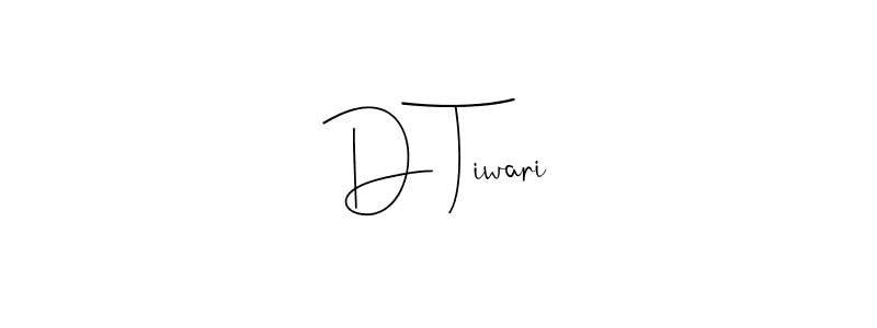 How to make D Tiwari signature? Andilay-7BmLP is a professional autograph style. Create handwritten signature for D Tiwari name. D Tiwari signature style 4 images and pictures png