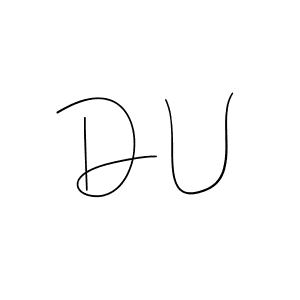 Use a signature maker to create a handwritten signature online. With this signature software, you can design (Andilay-7BmLP) your own signature for name D U. D U signature style 4 images and pictures png