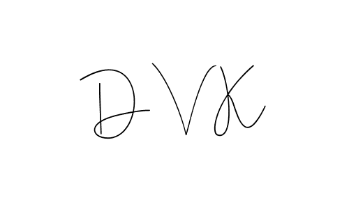 Andilay-7BmLP is a professional signature style that is perfect for those who want to add a touch of class to their signature. It is also a great choice for those who want to make their signature more unique. Get D V K name to fancy signature for free. D V K signature style 4 images and pictures png