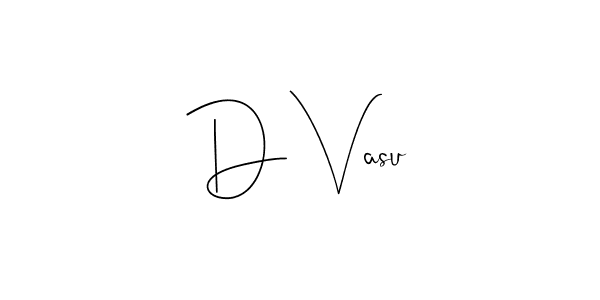 if you are searching for the best signature style for your name D Vasu. so please give up your signature search. here we have designed multiple signature styles  using Andilay-7BmLP. D Vasu signature style 4 images and pictures png